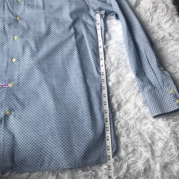 GAP Fitted Checkered Button Down Dress Shirt Sz XL - Picture 5 of 8